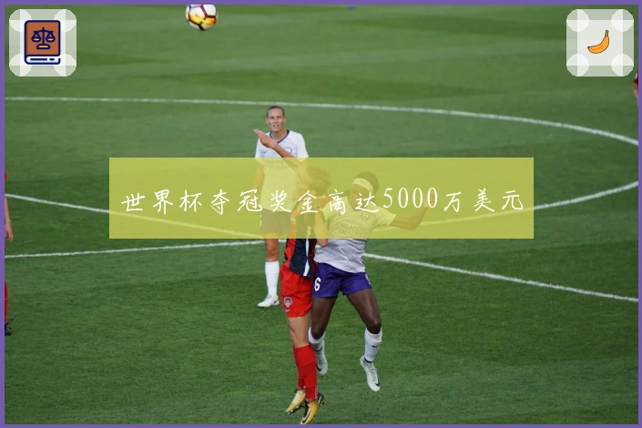 世界杯夺冠奖金高达5000万美元